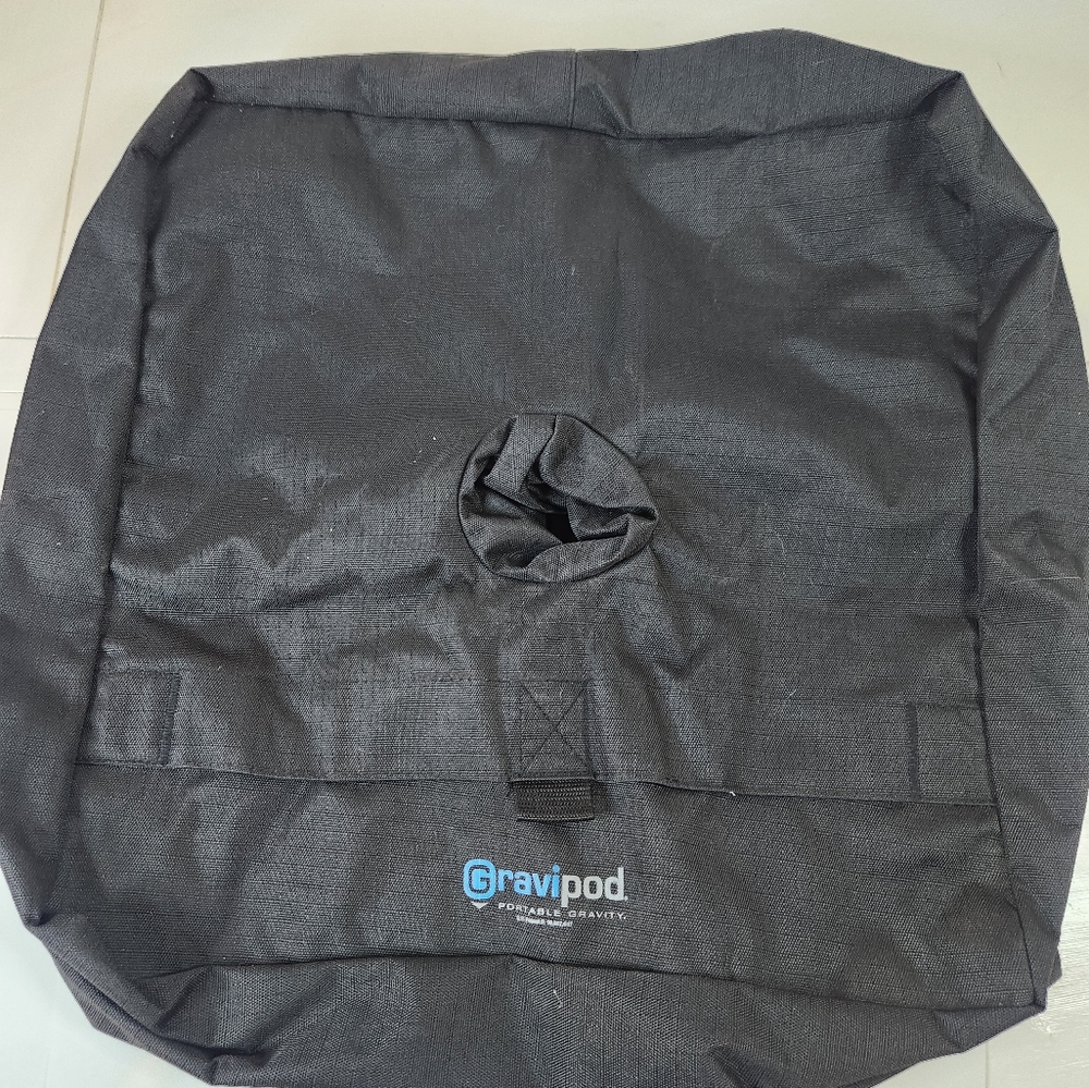 Gravipod 18" Square Umbrella Base Weight Bag - Up to 110 lbs. - 1 Pc - Black